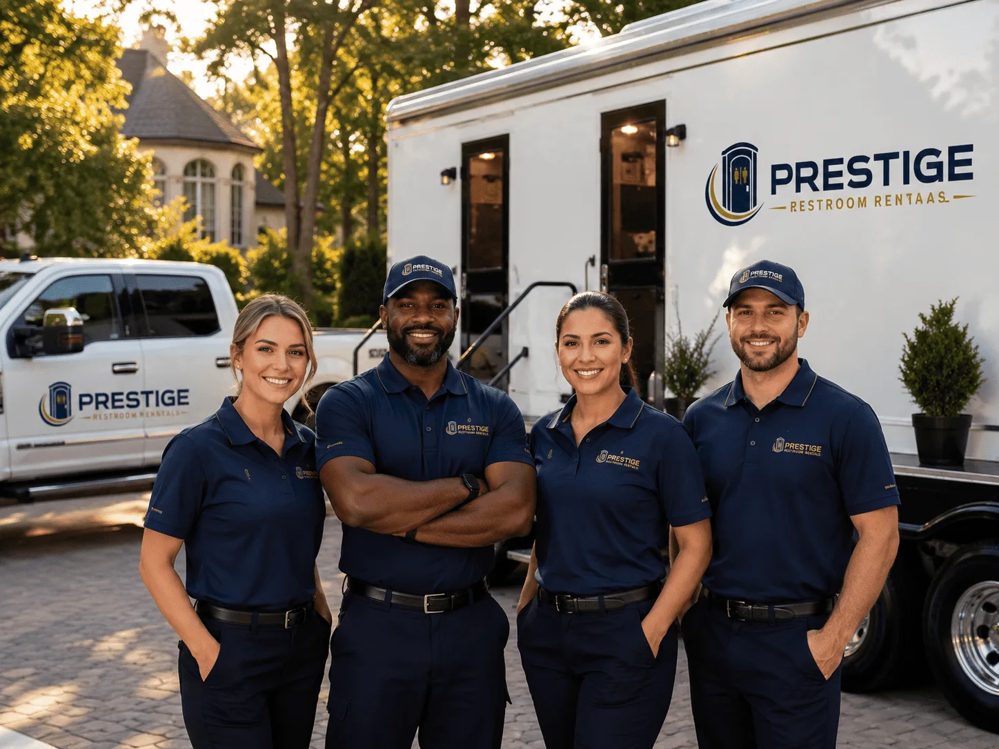 Trusted Luxury Portable Restrooms company in Rhodes, MI